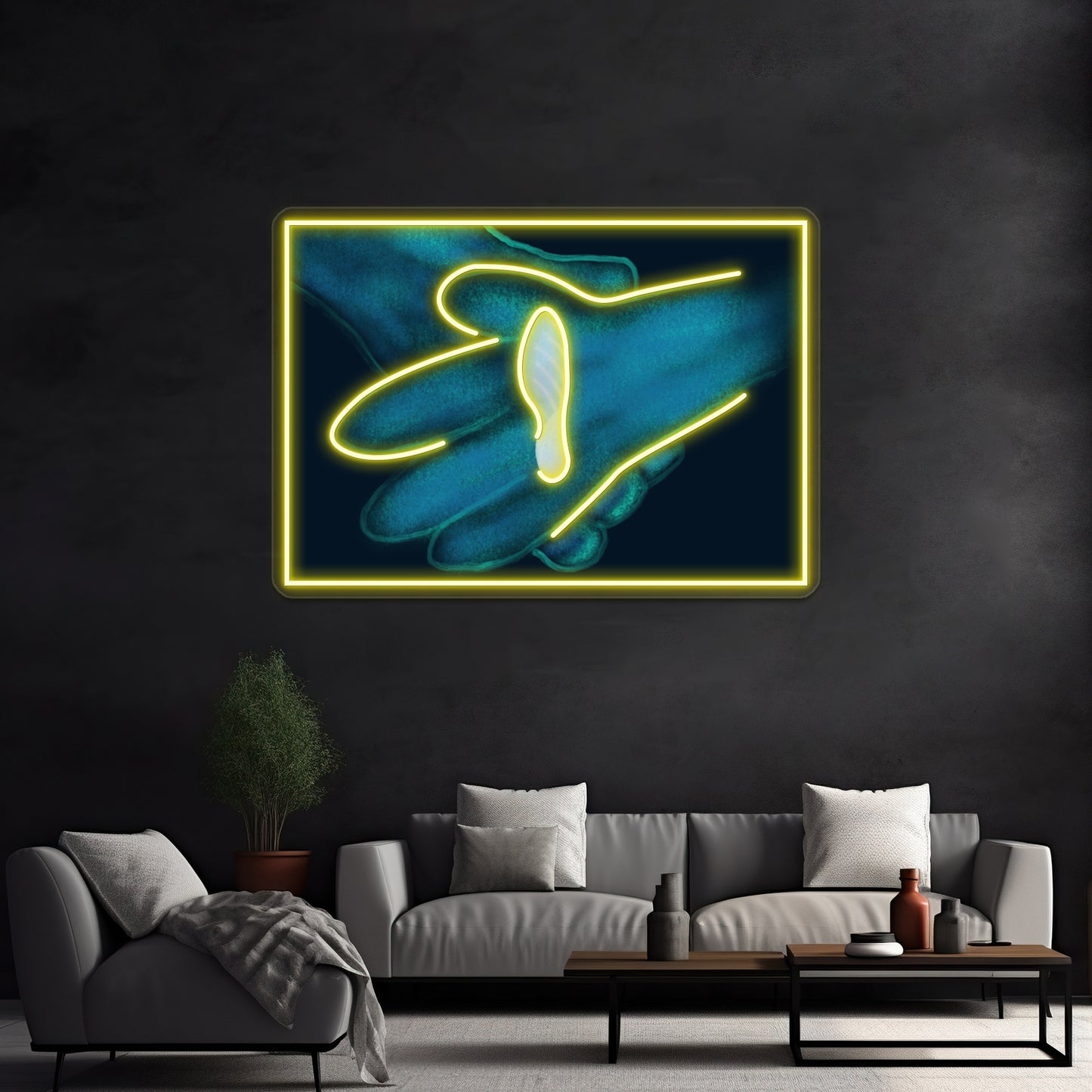 Soul Ready To Live Artwork Digital Art Wall Artwork Neon Signs