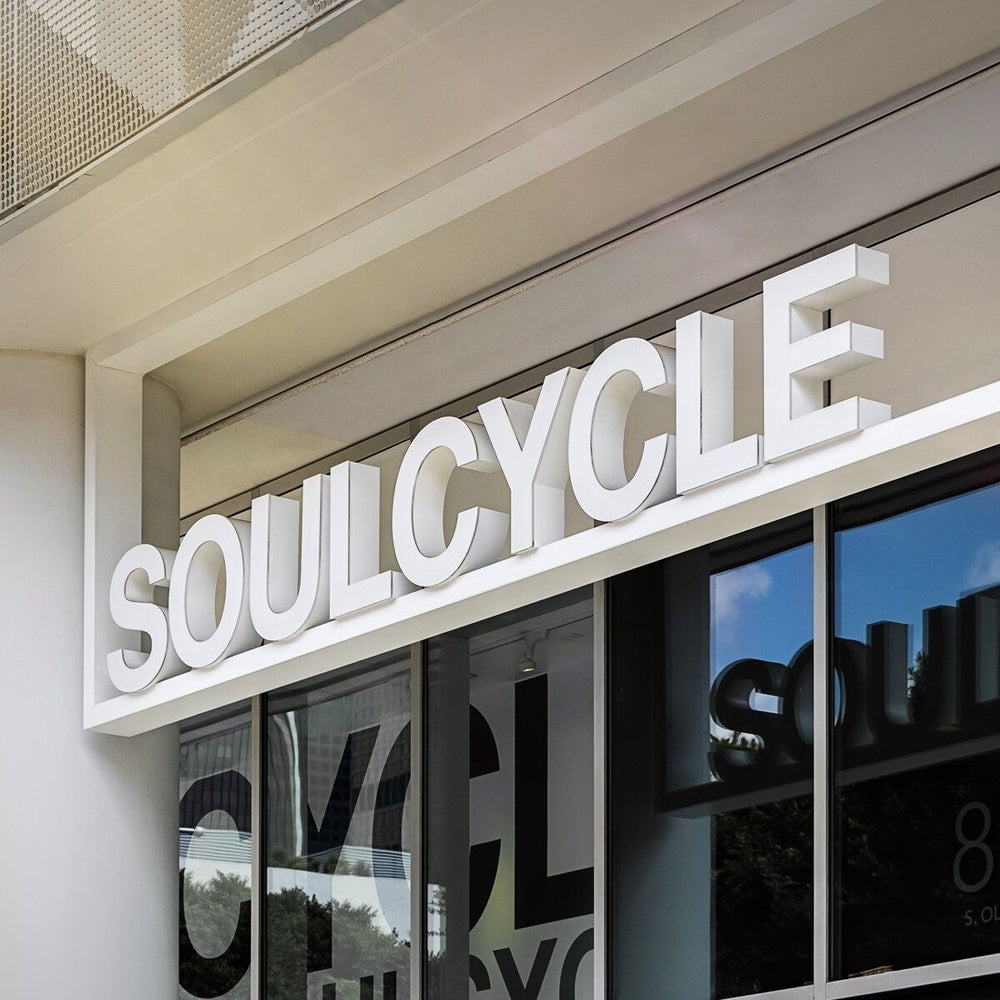 Soulcycle 3D Frontlit Channel Letters Led Light Sign