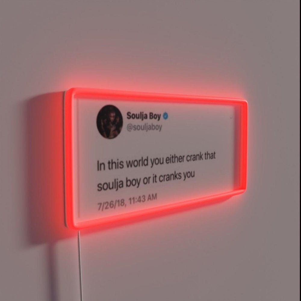 Soulja Boy Rgb Led Neon Sign - Shineneon