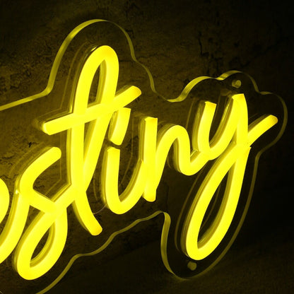 Souls Destiny Yellow Led Neon Sign - Shineneon