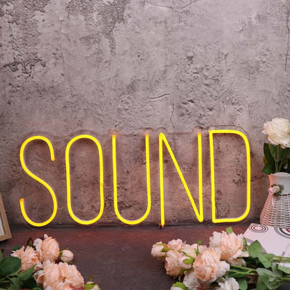 Sound Orange Led Neon Sign - Shineneon