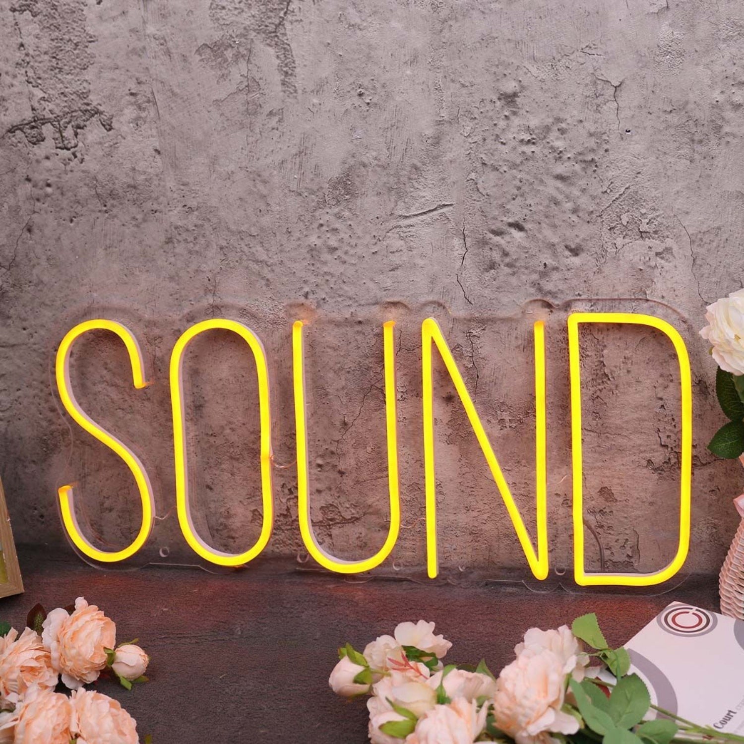 Sound Orange Led Neon Sign - Shineneon