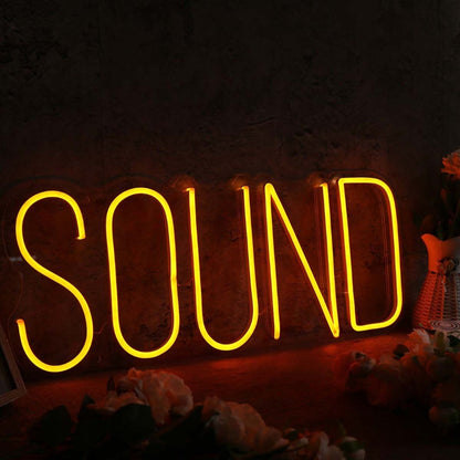 Sound Orange Led Neon Sign - Shineneon