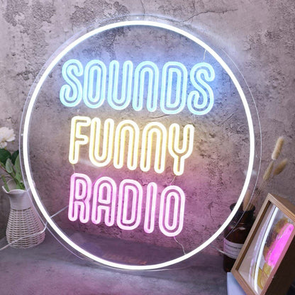 Sounds Funny Radio Custom Led Neon Sign - Shineneon