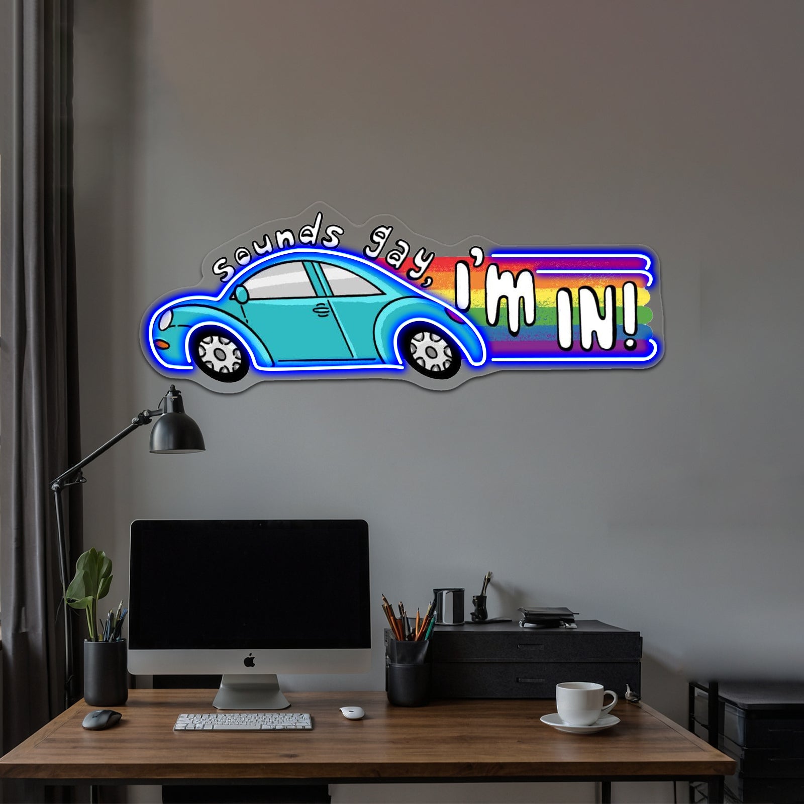 Sounds Gay Im In Artwork Neon Sign For Sale | Shineneon