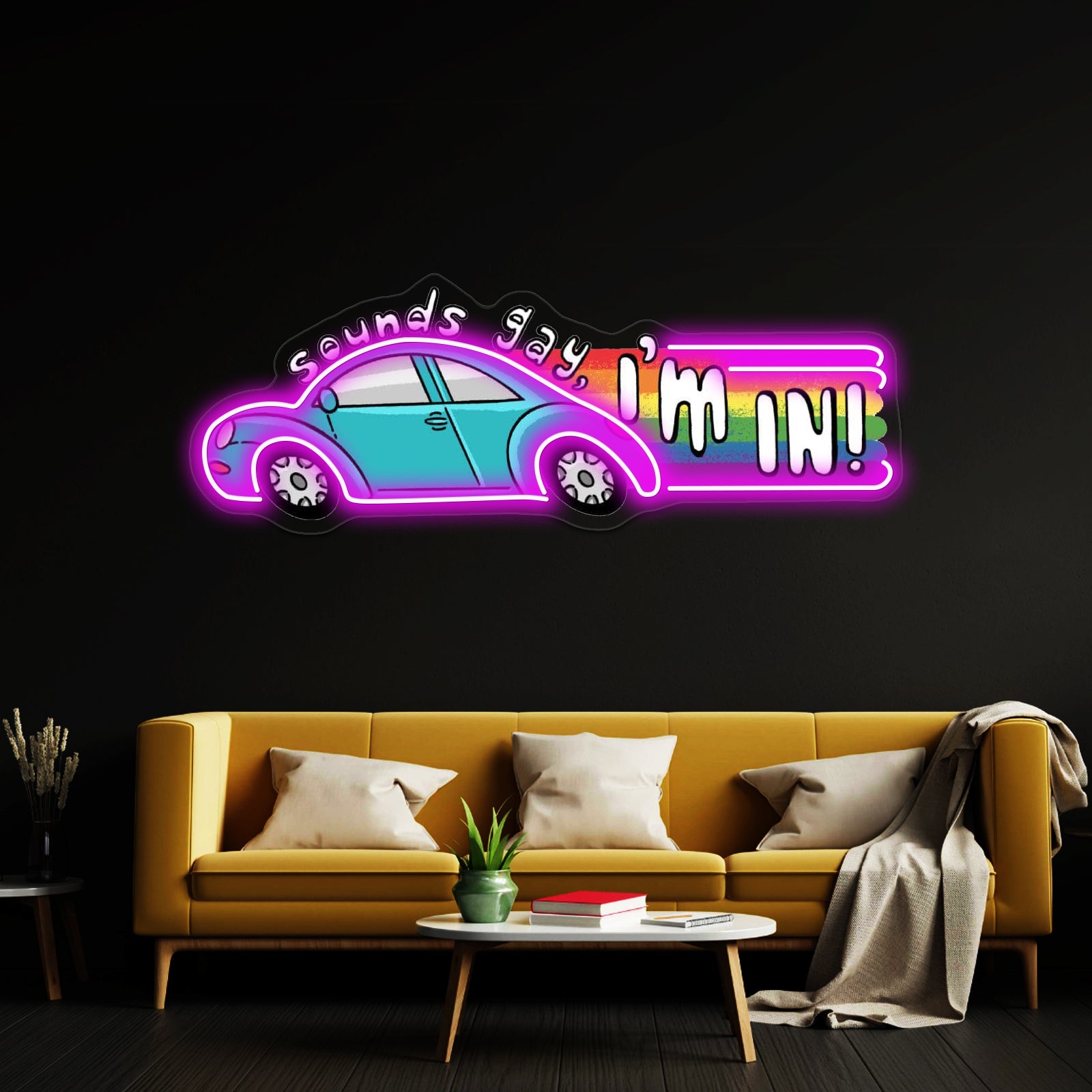Sounds Gay Im In Artwork Neon Sign For Sale | Shineneon