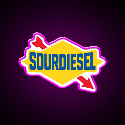 Sour Diesel Hemp Inspired Green Leaf Led Neon Sign Rgb Color - Shineneon