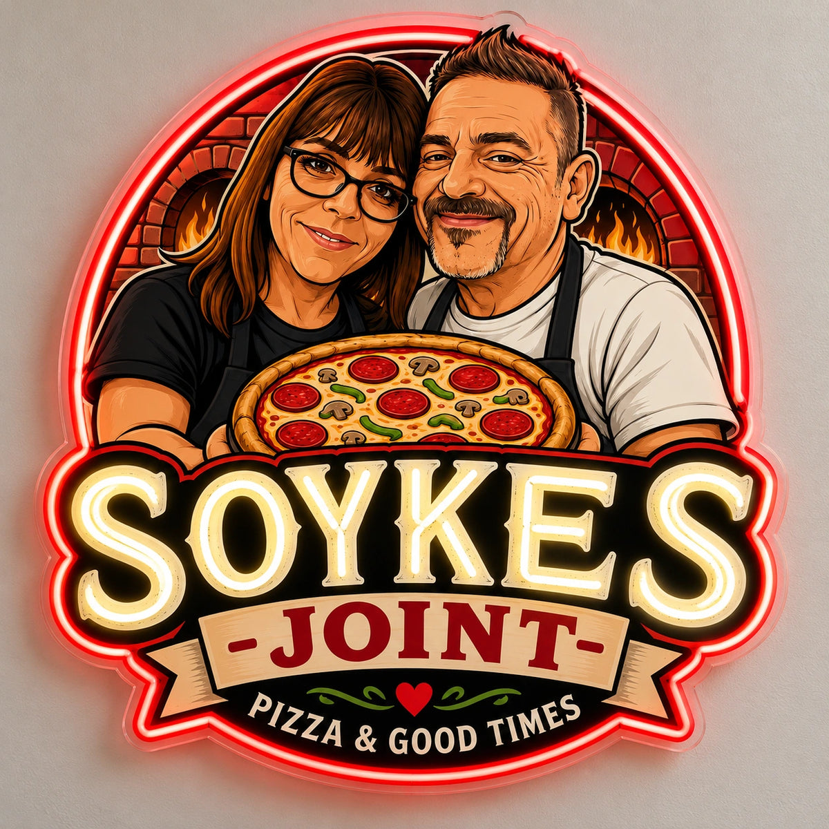 Soykes Joint Custom LED Neon Sign | 6abd1fdd1e9a56bf44b8120210ba7bb0eba236ab9b50caf81c3ad702a094d88c | effect