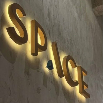 Space 3D Backlit Channel Letters Led Light Sign - Shineneon