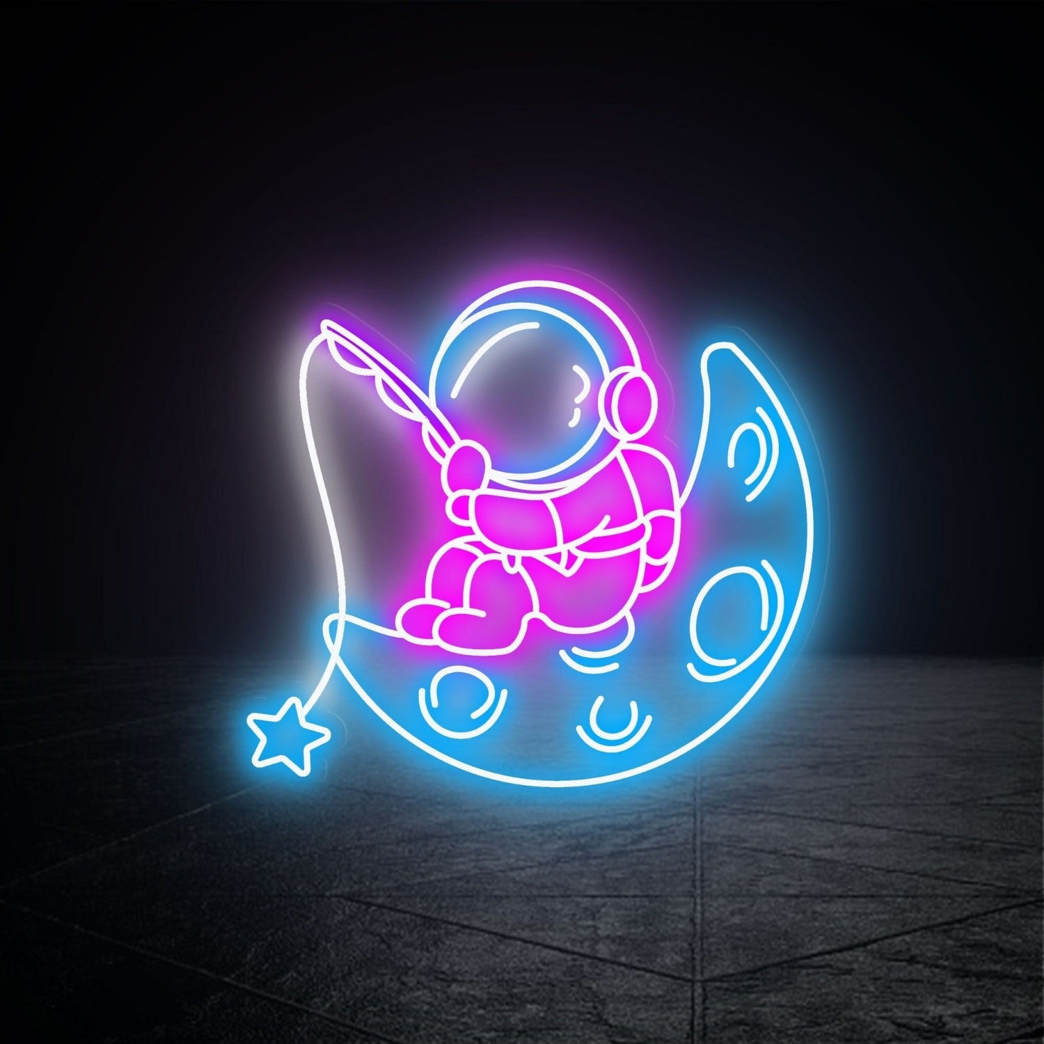 Space Astronaut Led Neon Sign Fdreamy Home - Shineneon