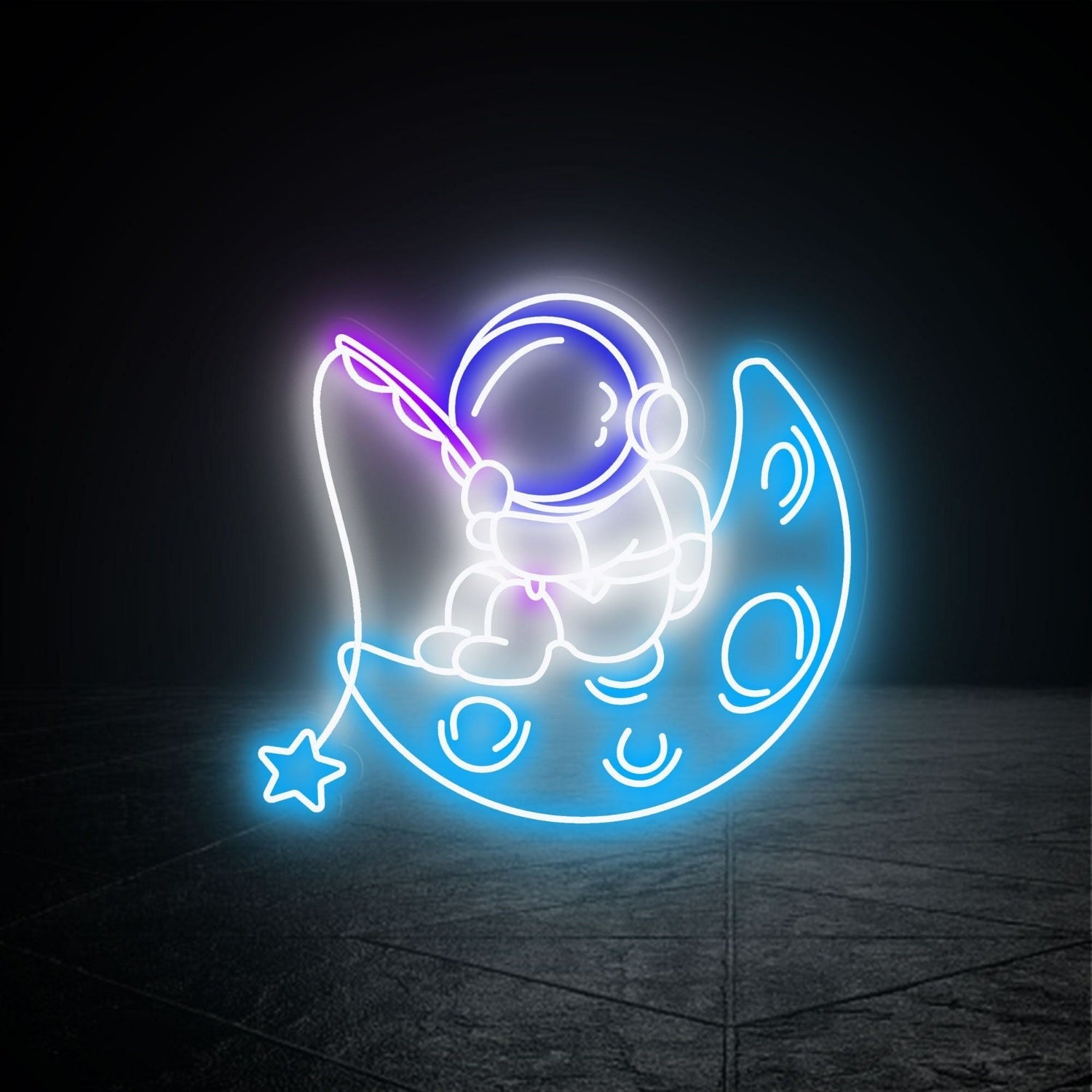 Space Astronaut Led Neon Sign Fdreamy Home - Shineneon
