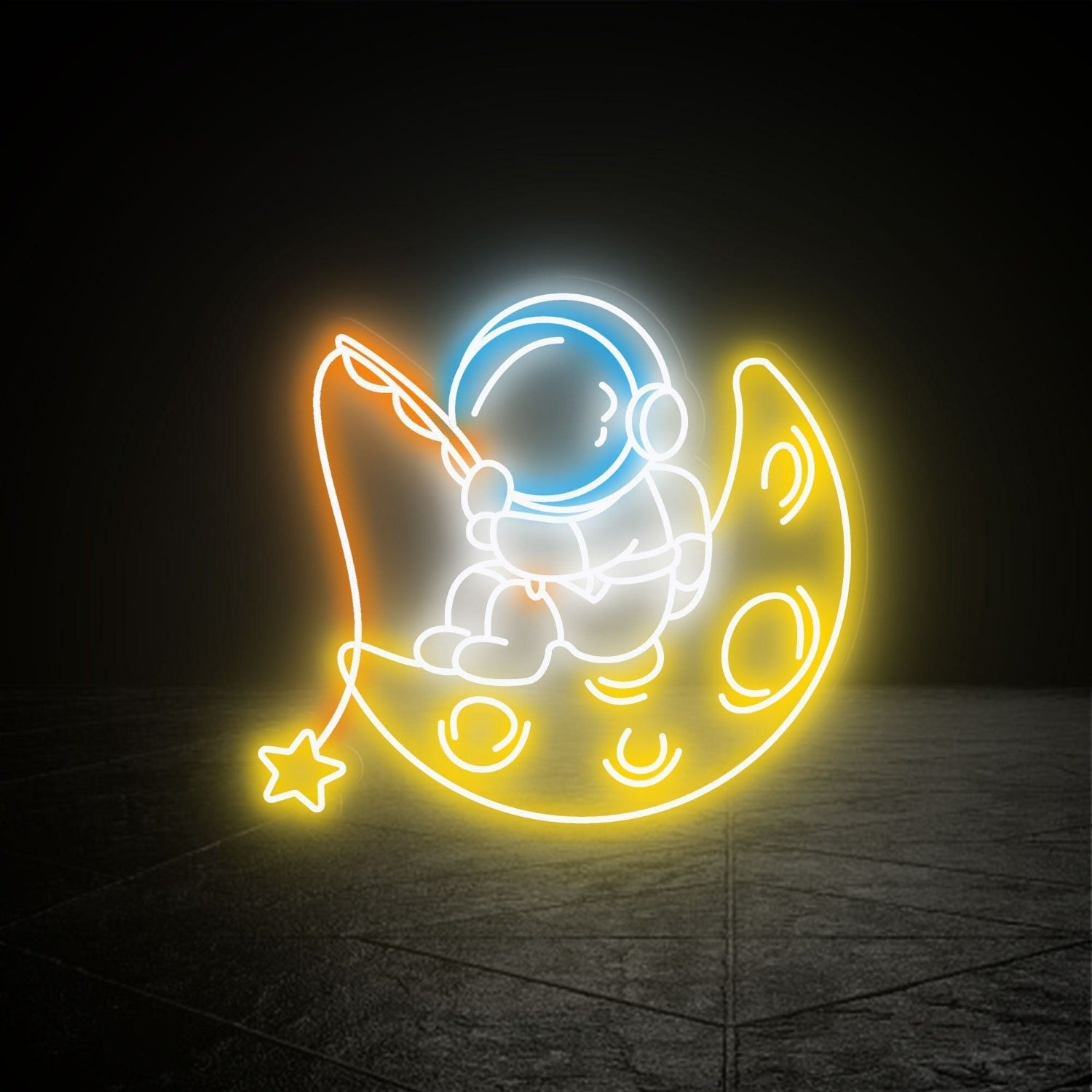 Space Astronaut Led Neon Sign Fdreamy Home - Shineneon