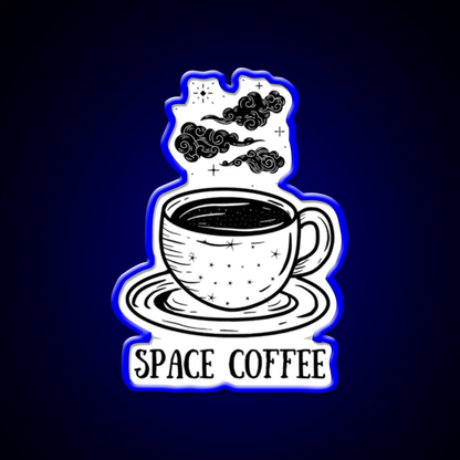 Space Coffee Cafe Led Neon Sign Espresso Bar Art Rgb Color