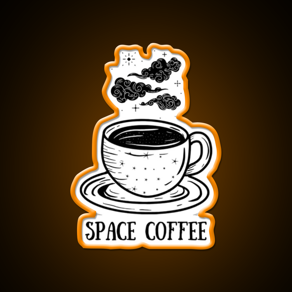 Space Coffee Cafe Led Neon Sign Espresso Bar Art Rgb Color