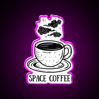 Space Coffee Cafe Led Neon Sign Espresso Bar Art Rgb Color