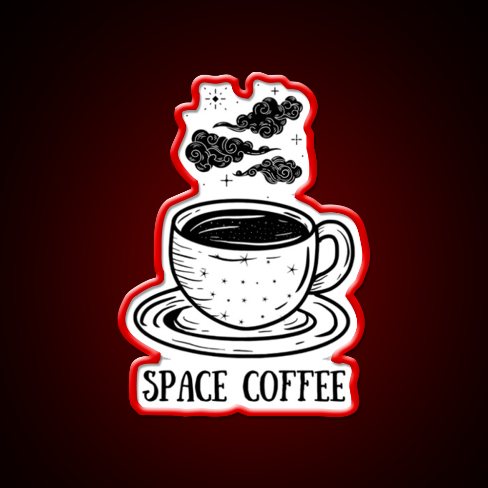 Space Coffee Cafe Led Neon Sign Espresso Bar Art Rgb Color