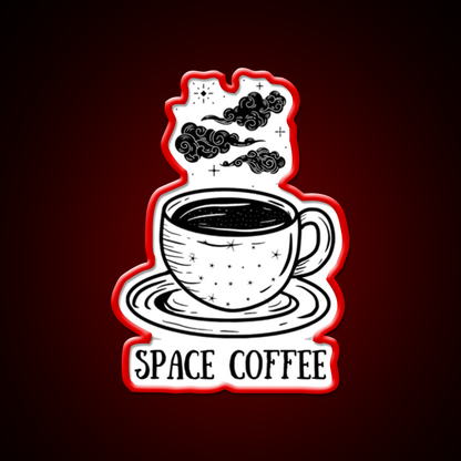 Space Coffee Cafe Led Neon Sign Espresso Bar Art Rgb Color