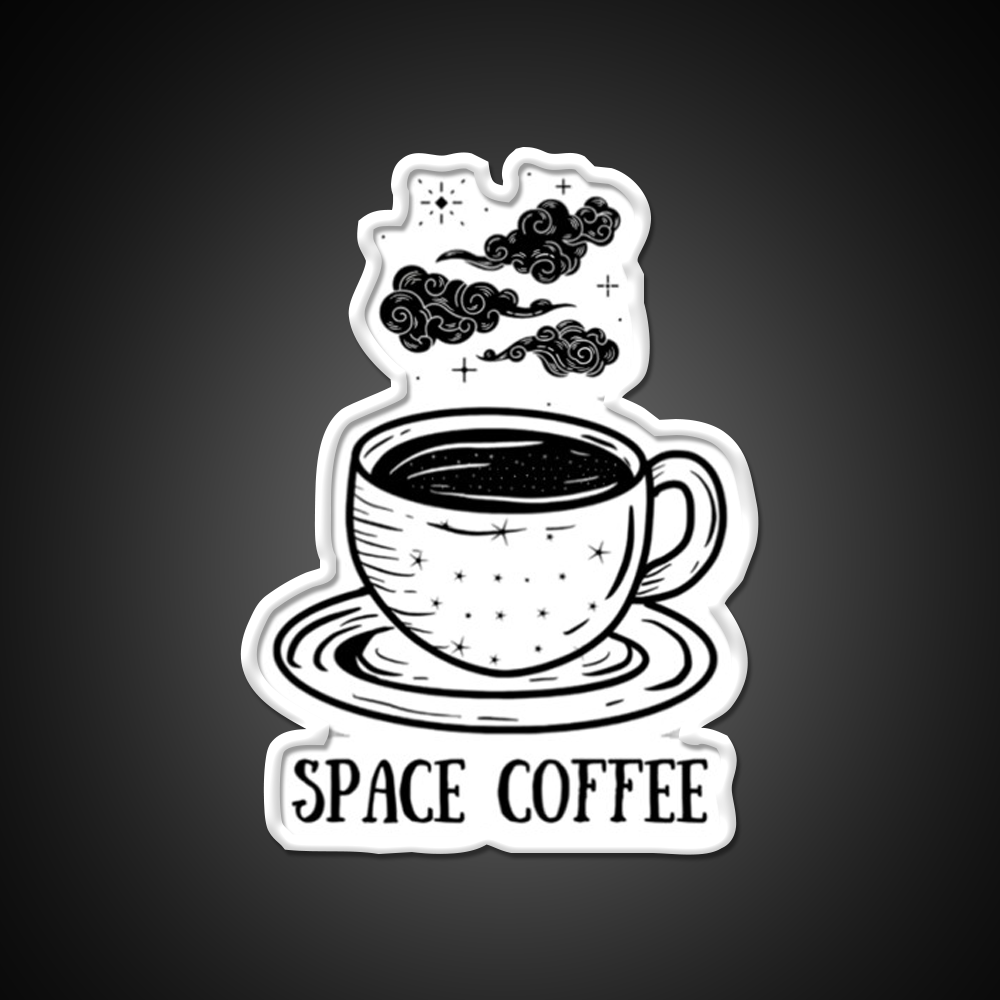Space Coffee Cafe Led Neon Sign Espresso Bar Art Rgb Color