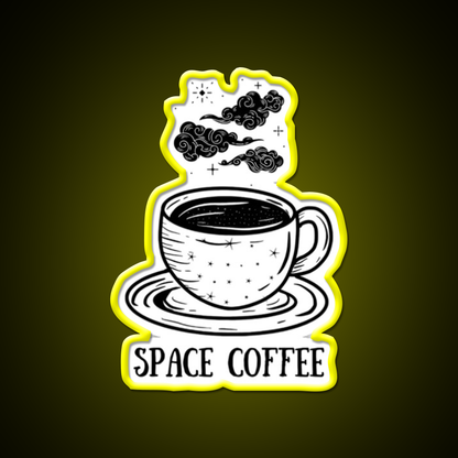 Space Coffee Cafe Led Neon Sign Espresso Bar Art Rgb Color
