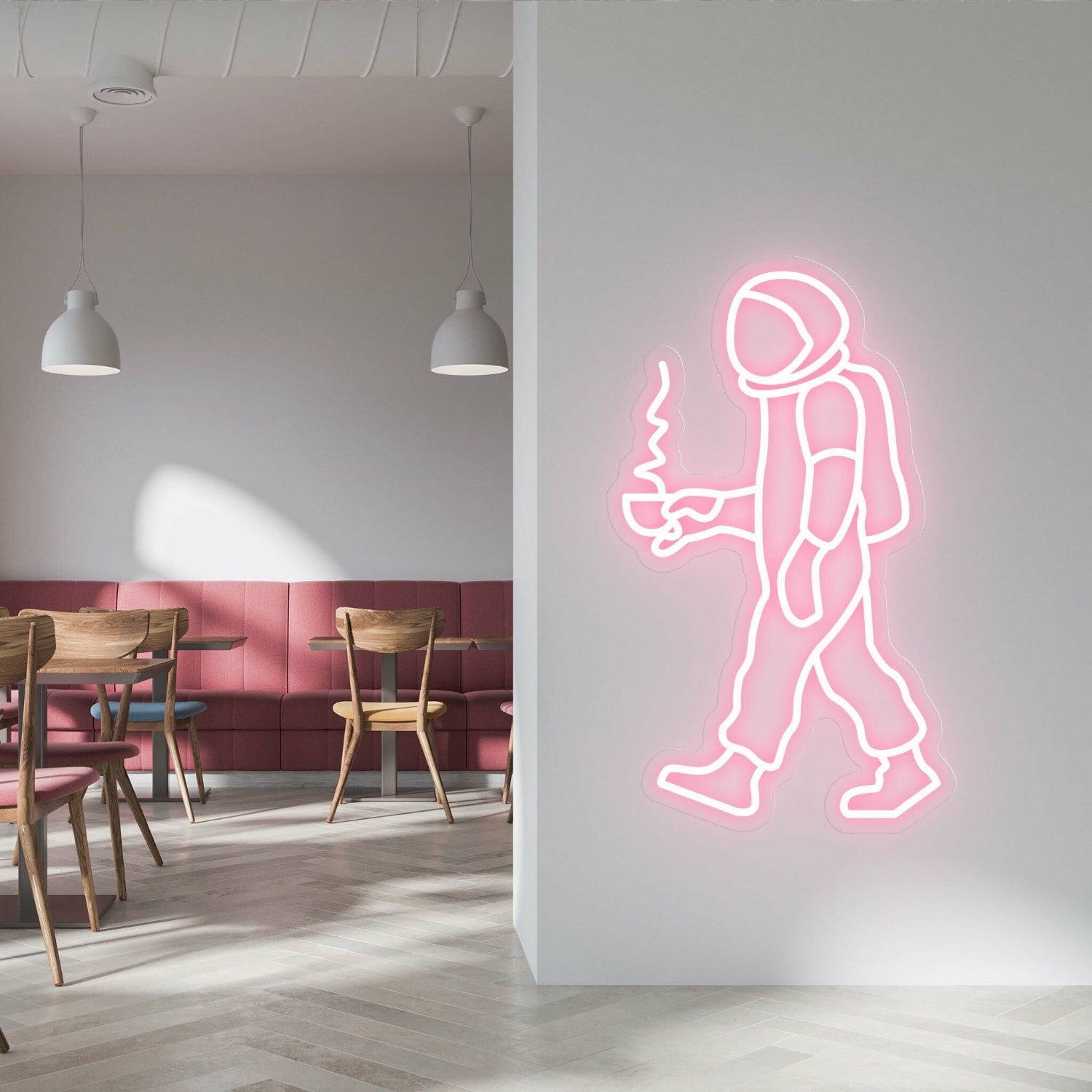 Space Coffee Take Your Coffee Break To Outer Space With Neon | Shineneon