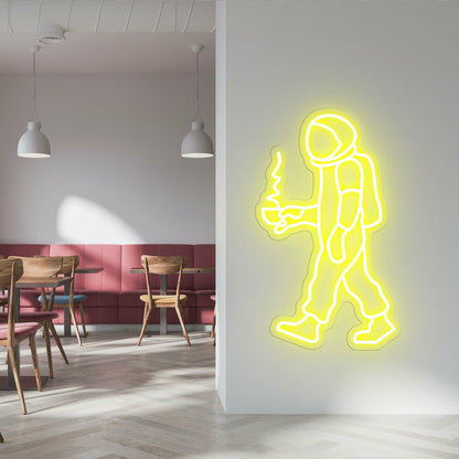Space Coffee Take Your Coffee Break To Outer Space With Neon | Shineneon