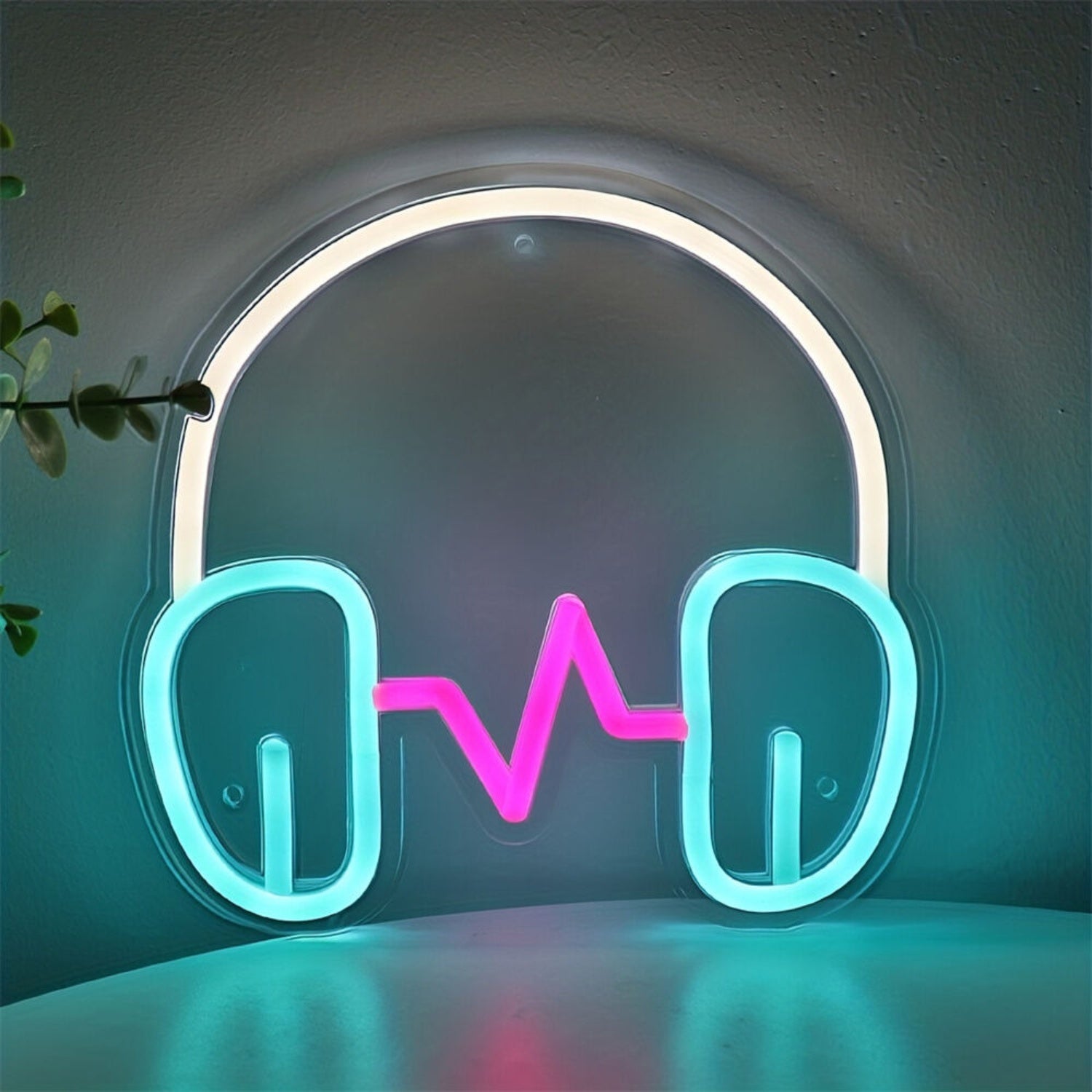Space Earphone Led Wall Neon Sign Perfect For Bedrooms Gaming Setups | Shineneon