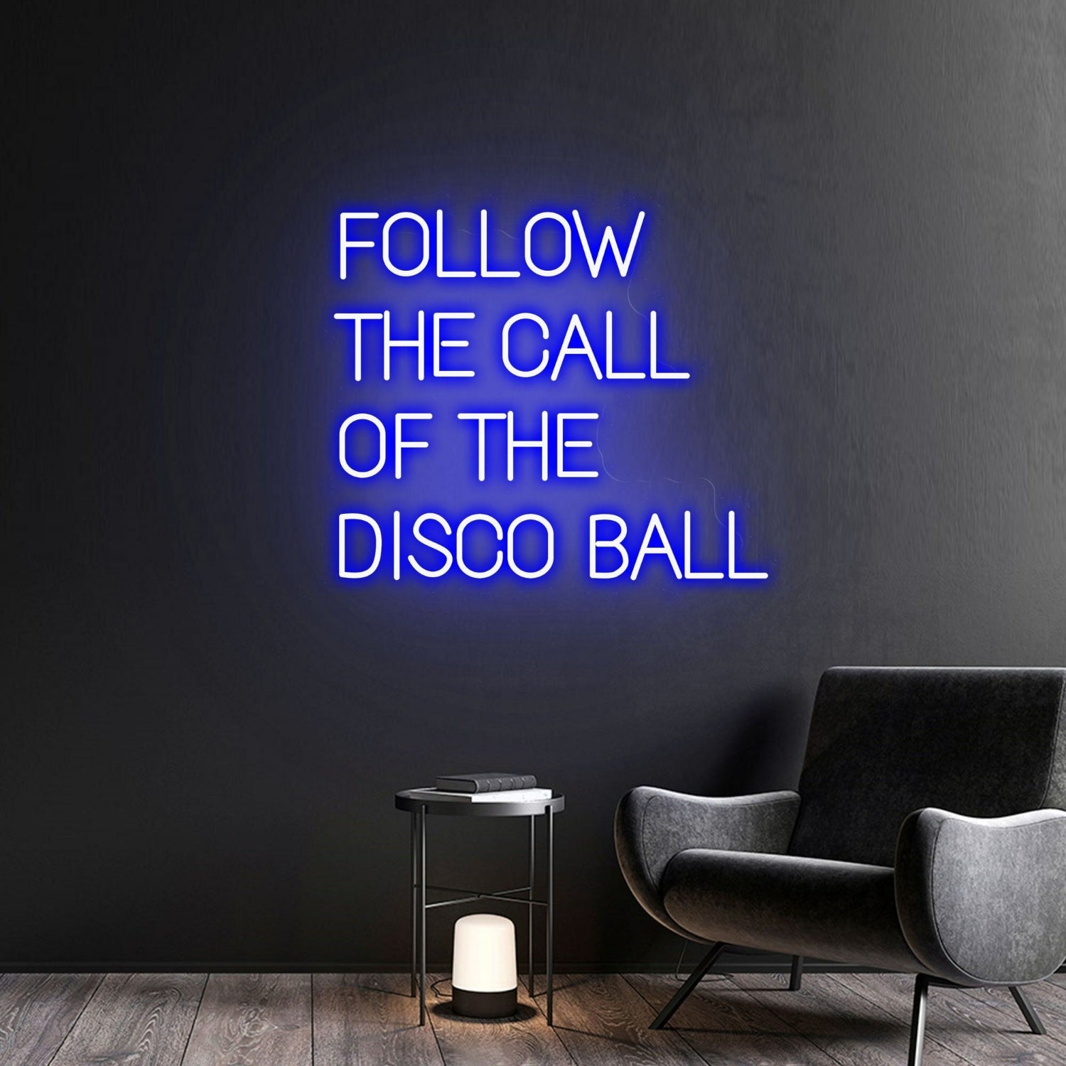 Space Follow The Call Of The Disco Ball Handmade Neon Sign | Shineneon