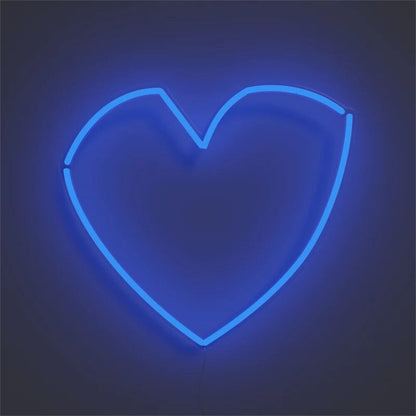 Space Geometric Heart Led Neon Sign | Shineneon