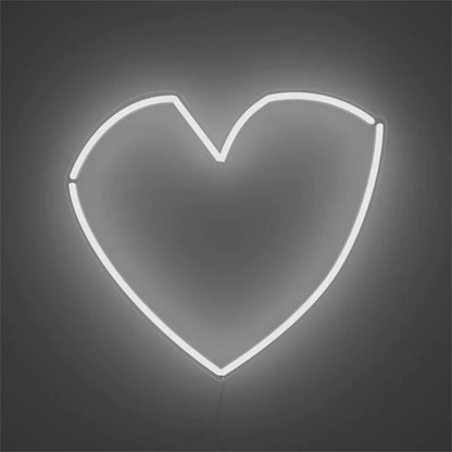 Space Geometric Heart Led Neon Sign | Shineneon