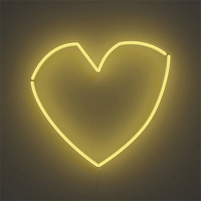 Space Geometric Heart Led Neon Sign | Shineneon