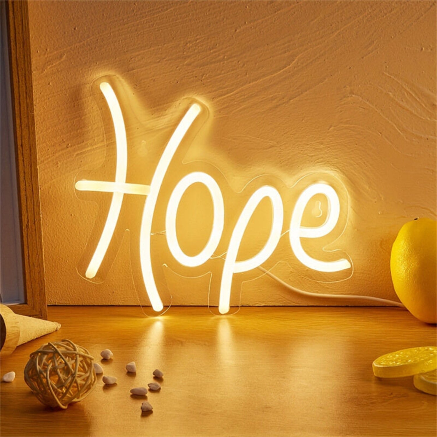 Space Letter Shape Yellow Led Neon Sign | Shineneon