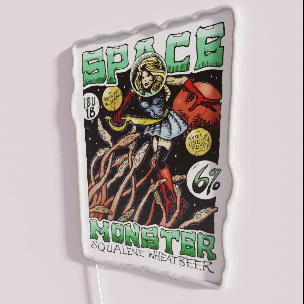 Space Monster Squalene Wheatbeer Rgb Led Neon Sign - Shineneon