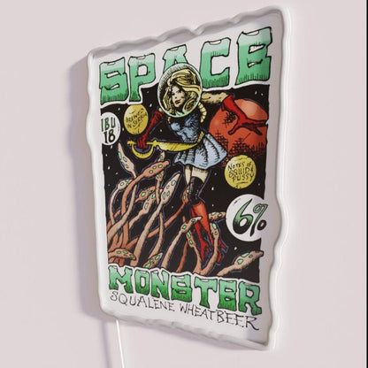 Space Monster Squalene Wheatbeer Rgb Led Neon Sign - Shineneon