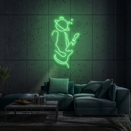 Space Musician Led Neon Sign | Shineneon