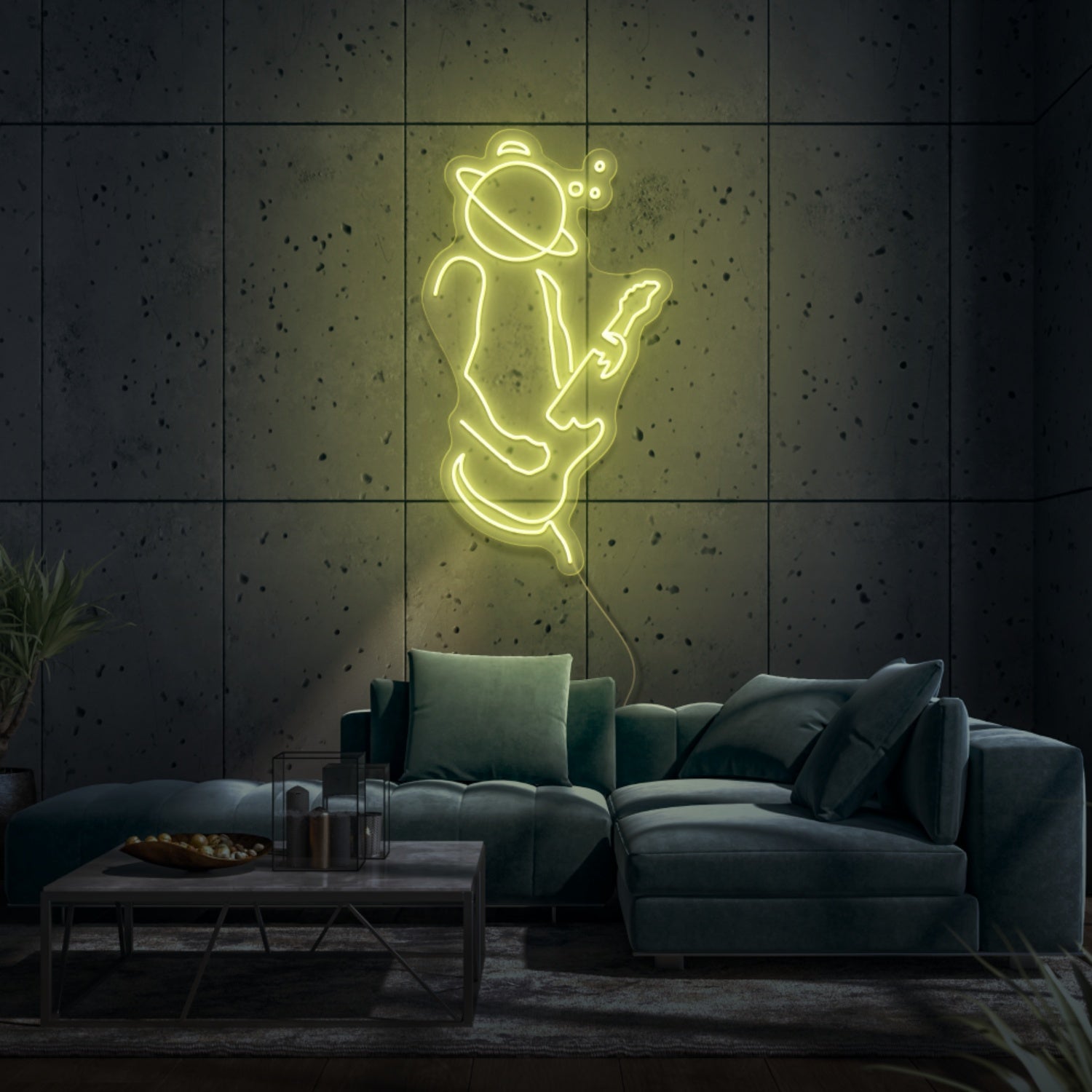 Space Musician Led Neon Sign | Shineneon