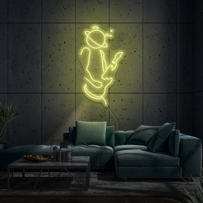Space Musician Led Neon Sign | Shineneon