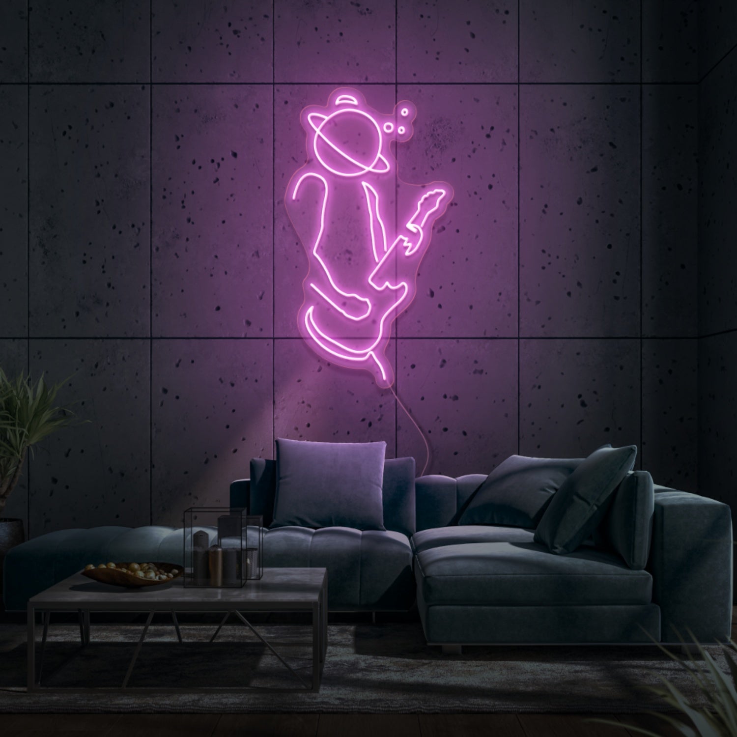 Space Musician Led Neon Sign | Shineneon