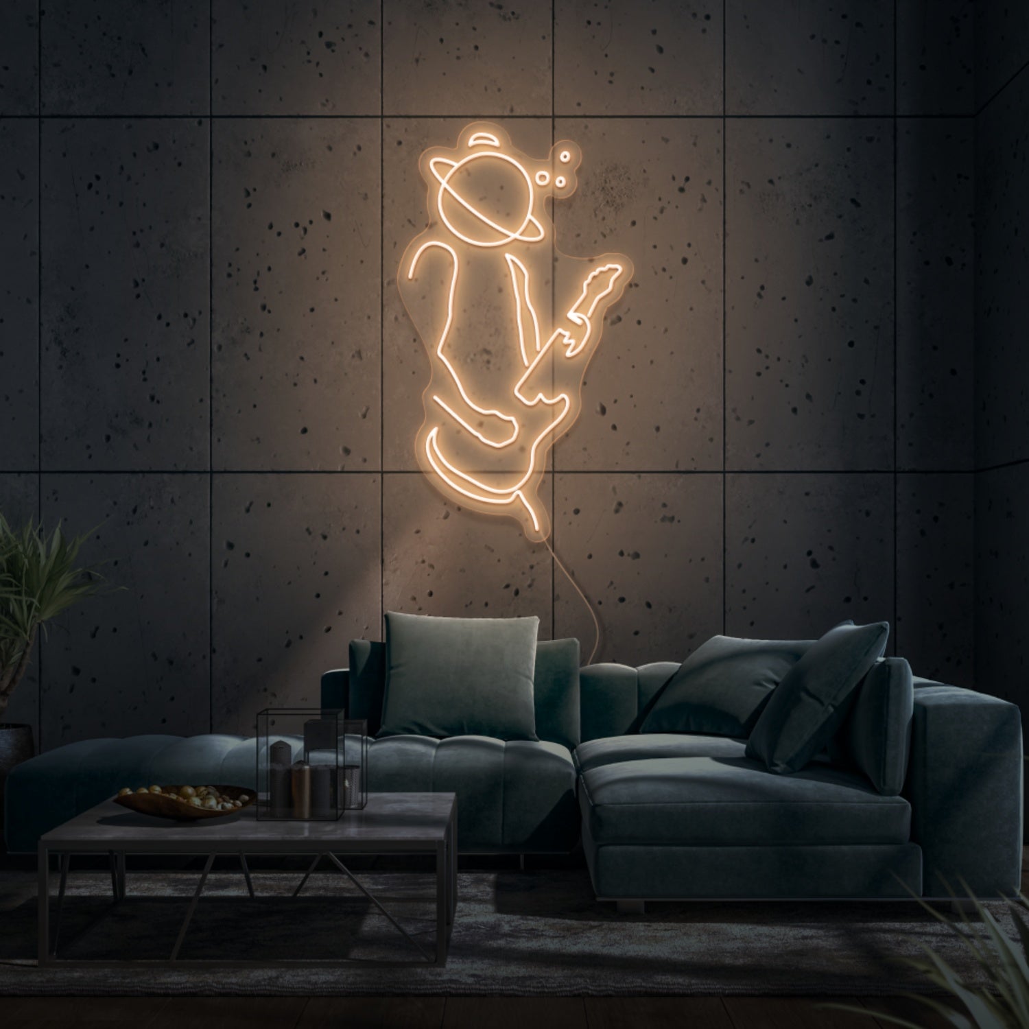 Space Musician Led Neon Sign | Shineneon