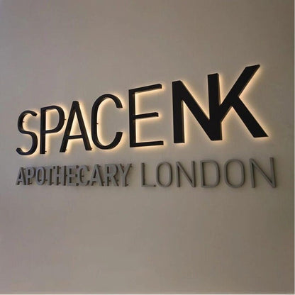 Space Nk Apothecary London 3D Backlit Channel Letters Led Light Sign - Shineneon