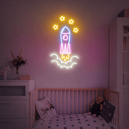 Space Shuttle Room Decor LED Neon Sign - Shineneon