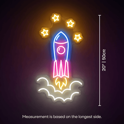 Space Shuttle Room Decor LED Neon Sign - Shineneon