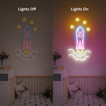 Space Shuttle Room Decor LED Neon Sign - Shineneon