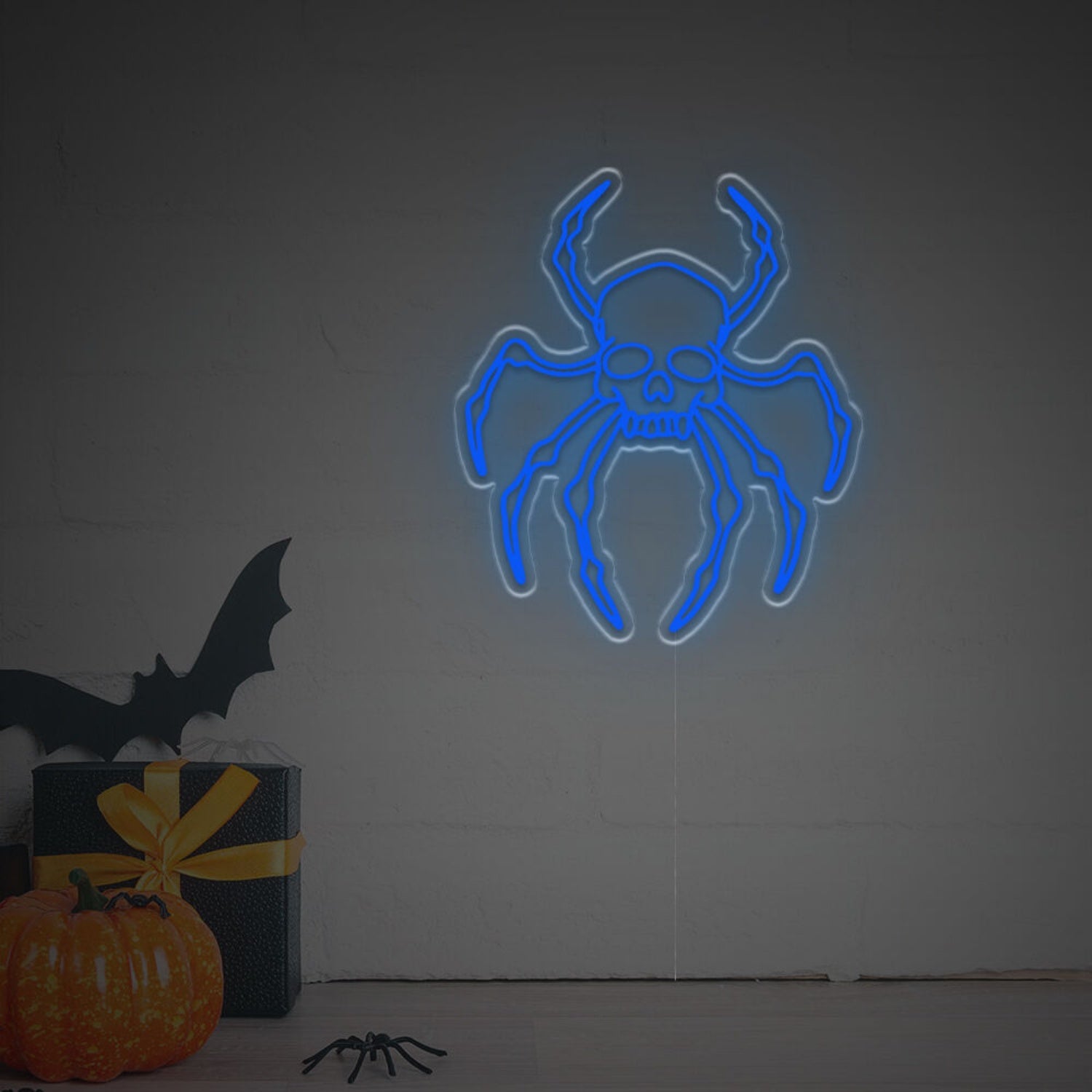Space Skull Head Spider Led Neon Sign | Shineneon