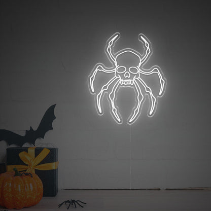 Space Skull Head Spider Led Neon Sign | Shineneon