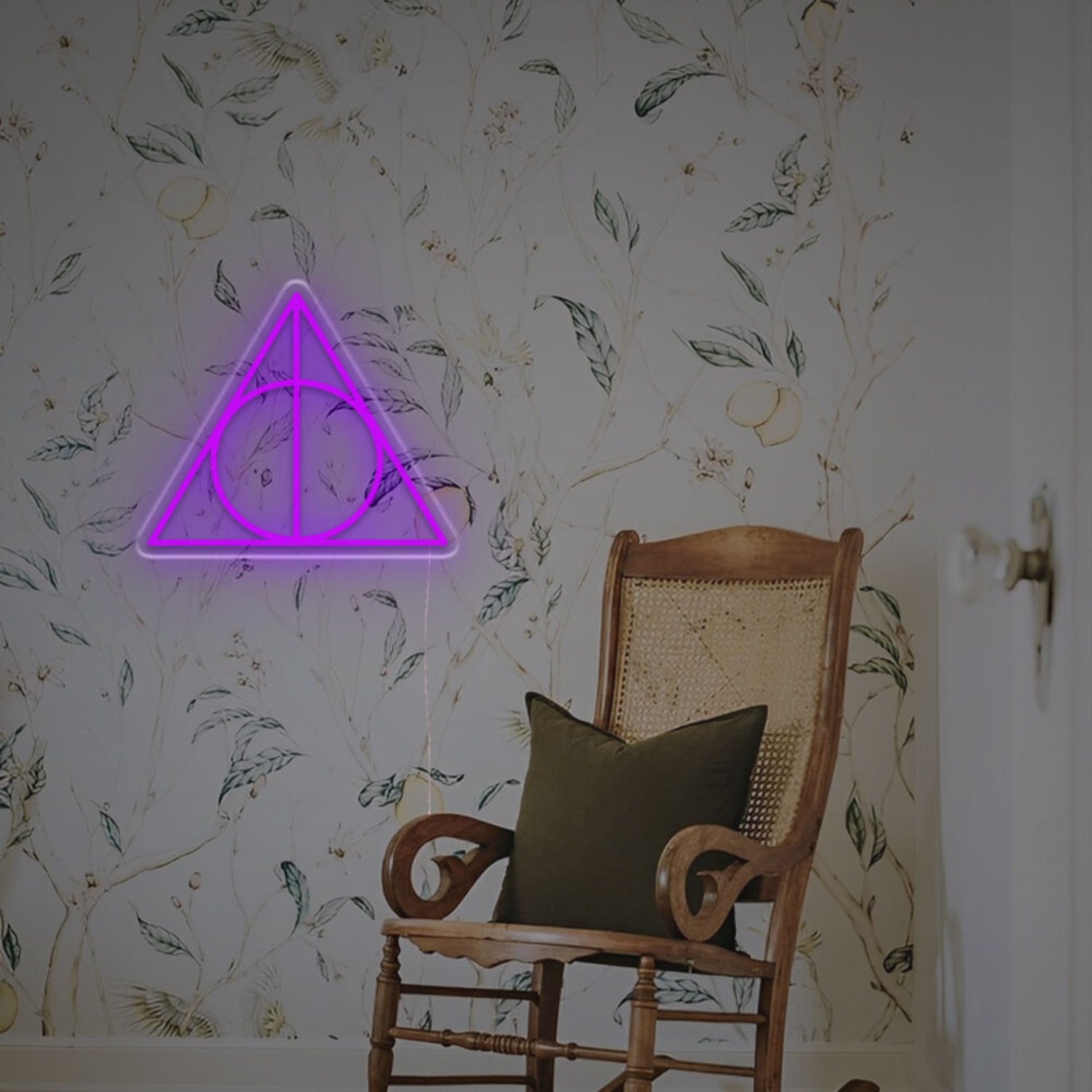 Space Triangle With Circle Led Neon Sign | Shineneon