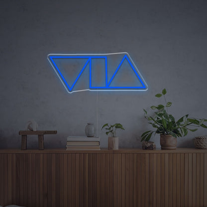 Space Triangles And Tangle Led Neon Sign | Shineneon