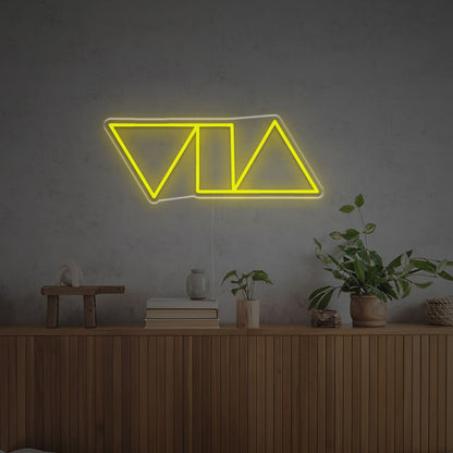 Space Triangles And Tangle Led Neon Sign | Shineneon