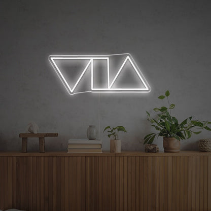Space Triangles And Tangle Led Neon Sign | Shineneon