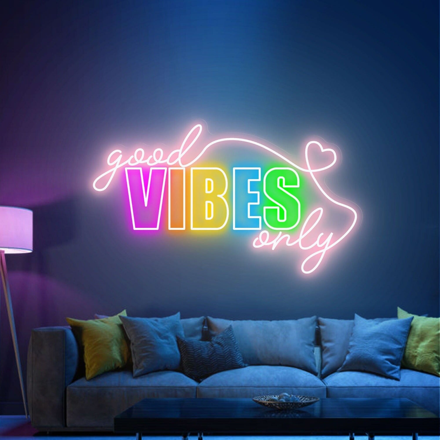 Space With Good Vibes Only Neon Sign | Shineneon
