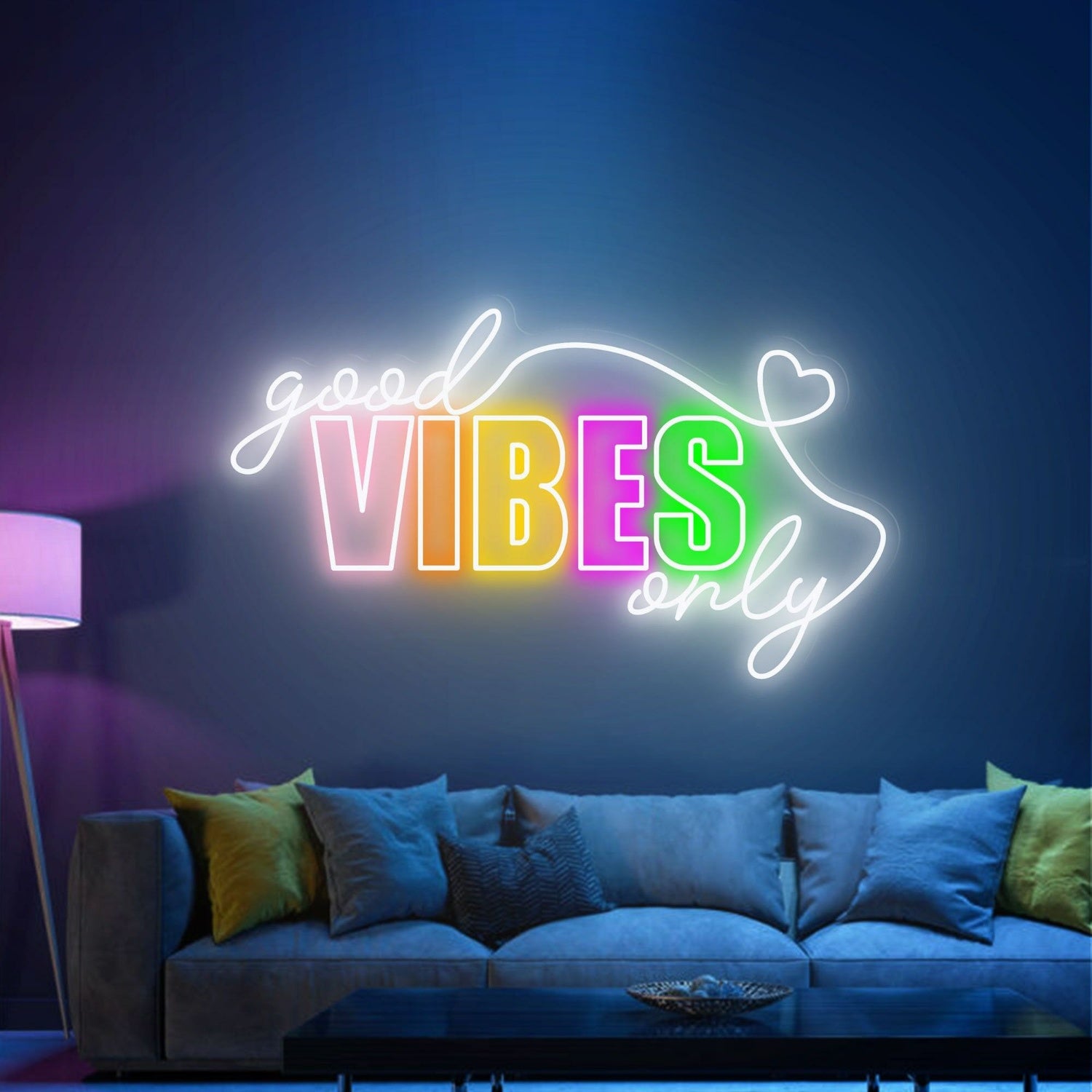 Space With Good Vibes Only Neon Sign | Shineneon